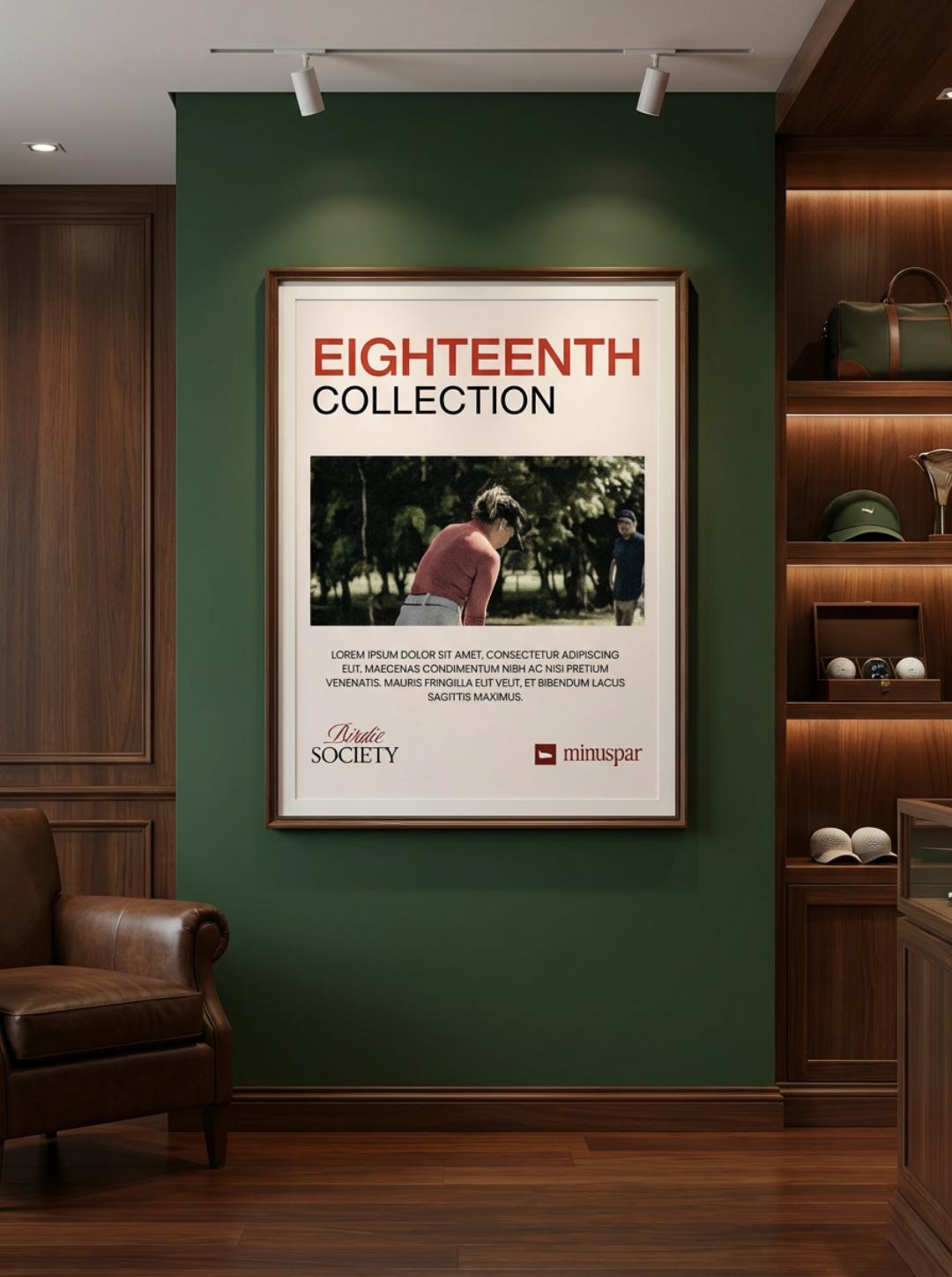 Golf Brand Visual Direction (AI Brand Builder) ai artificial intelligence branding editorial graphic design visual identity