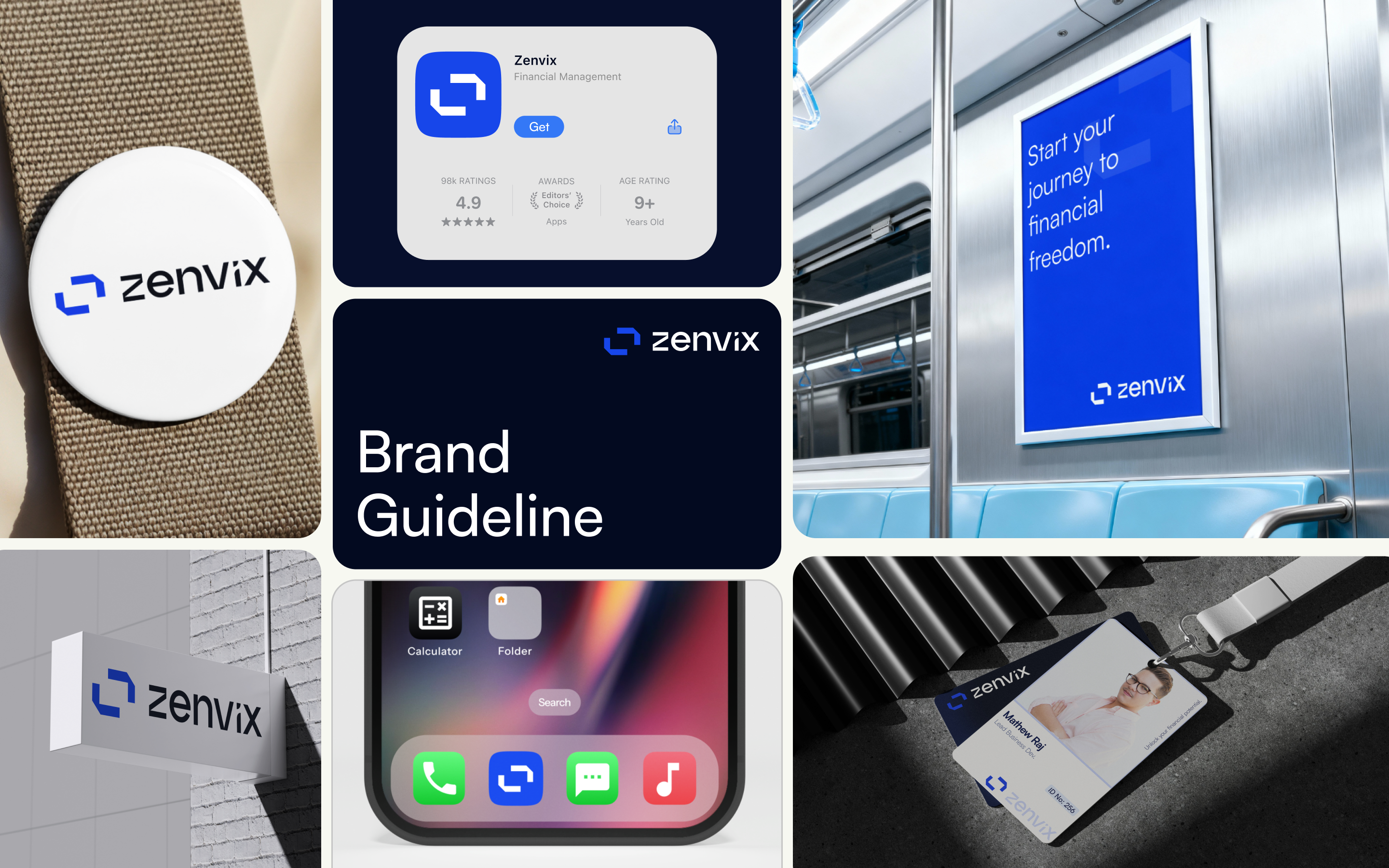 Zenvix - Financial Management | Brand Identity Design brand guideline brand identity design branding branding design dashboard finance fintech logo logo design management zenvix