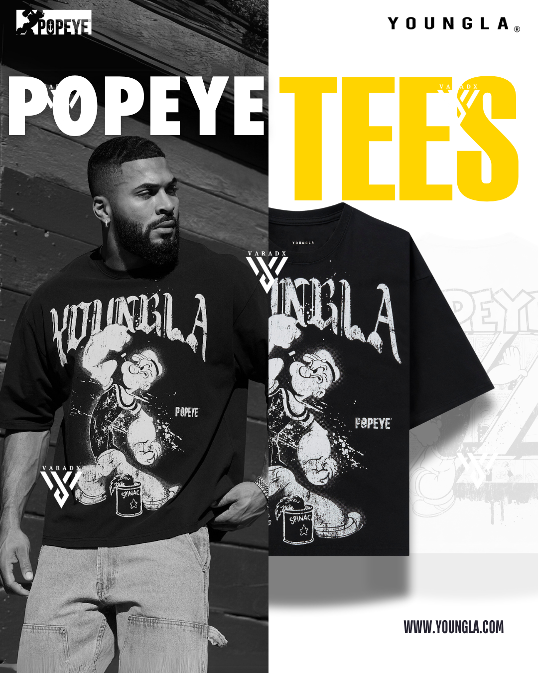 Design for YoungLA ( Clothing Brand from USA ) branding designs flyer graphic design logo motion graphics poster poster design social media social media designs