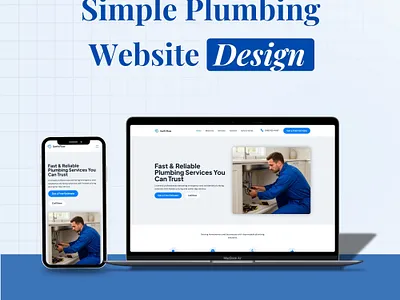 Simple Plumbing Website Design emergency plumbing website plumber website design plumbing website design simple plumber website simple plumbing website web design