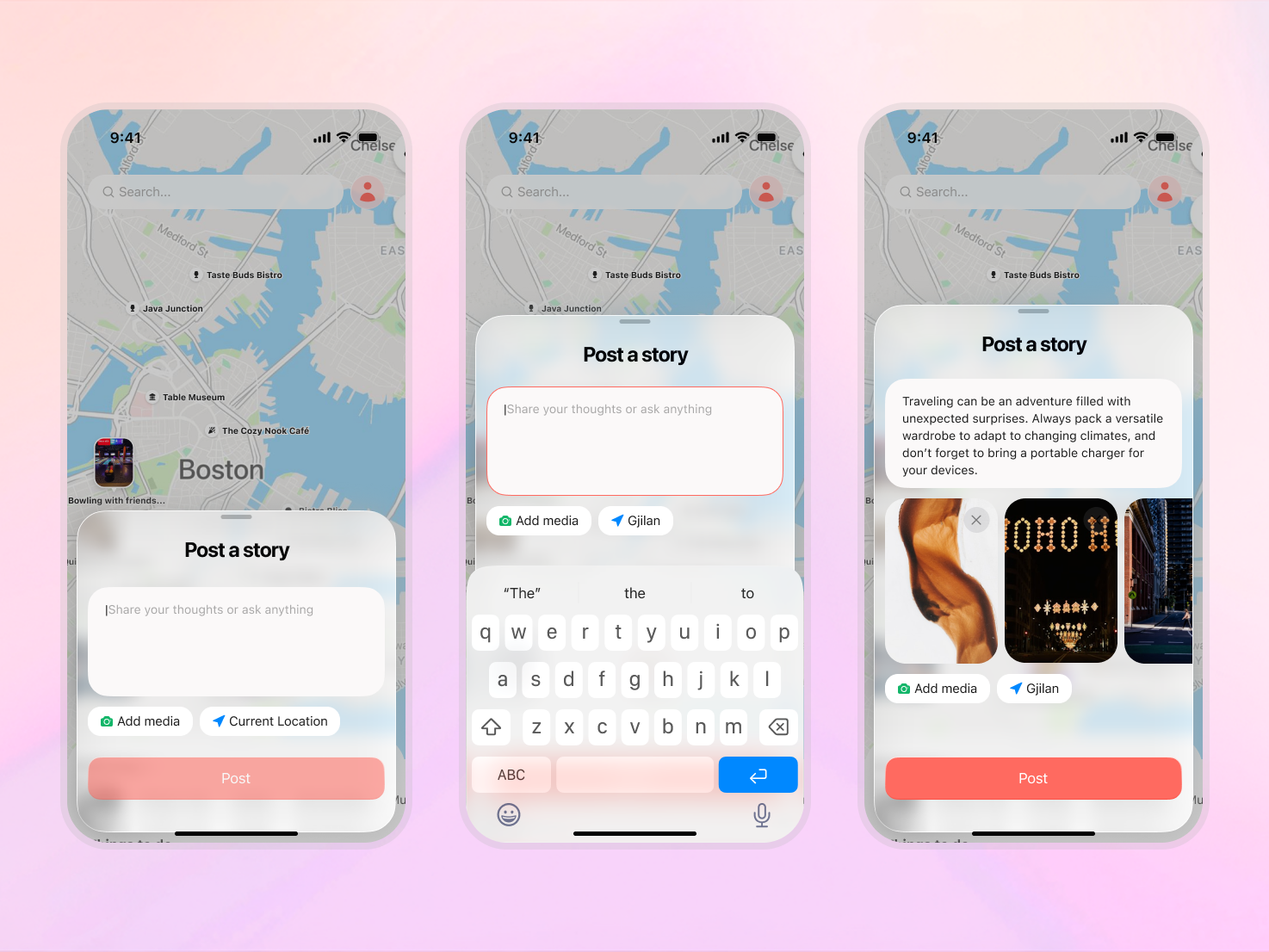 📮 Creating a post in IOS App