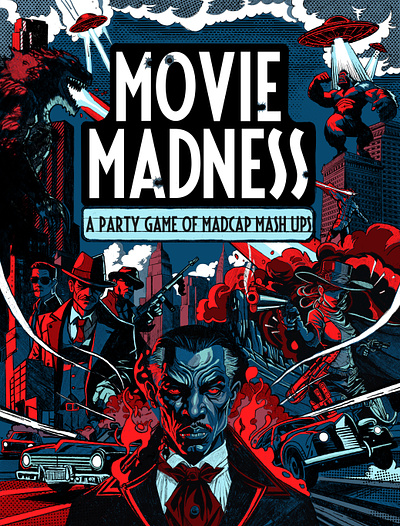 Doodle cover for game Movie Madness character cover design doodle doodleart doodles illustration illustrations monsters procreate vampire