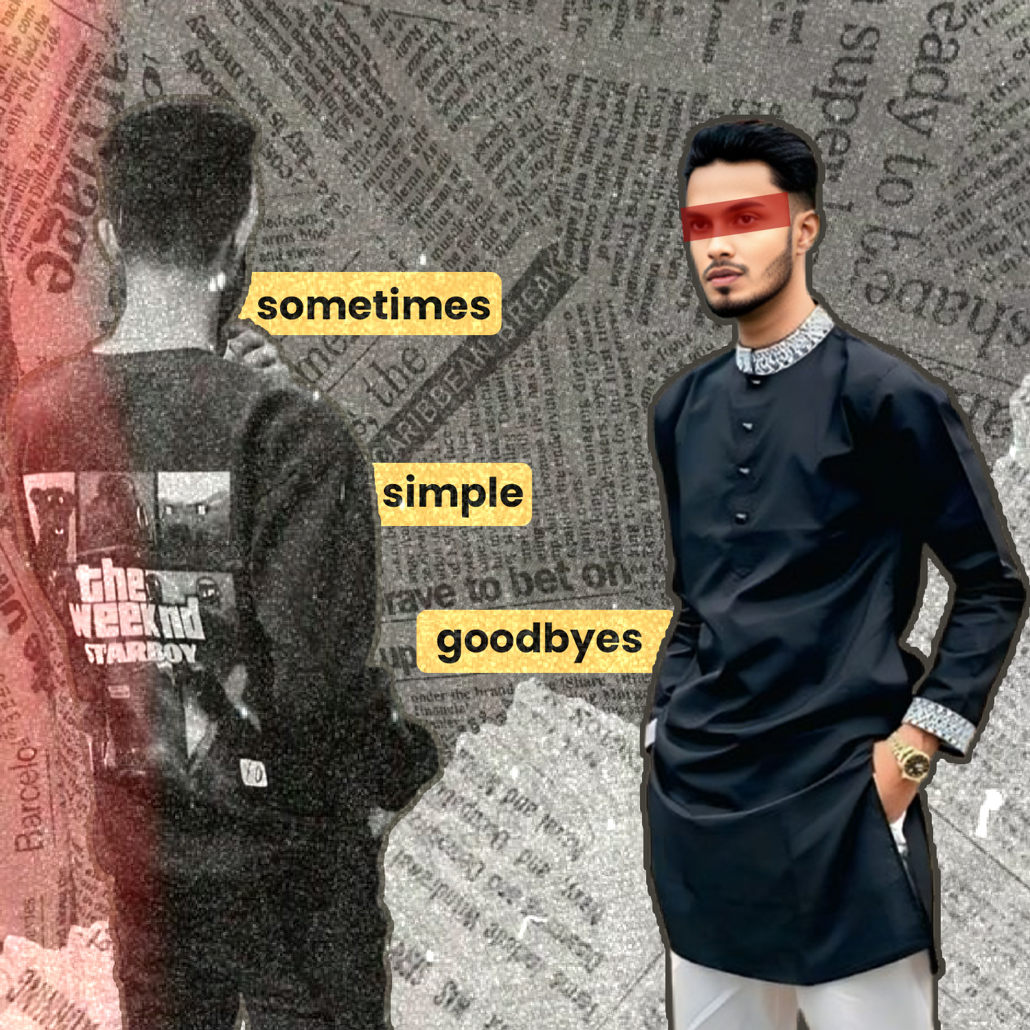 A Minimalist Grunge Poster Design 3d animation branding graphic design logo motion graphics ui