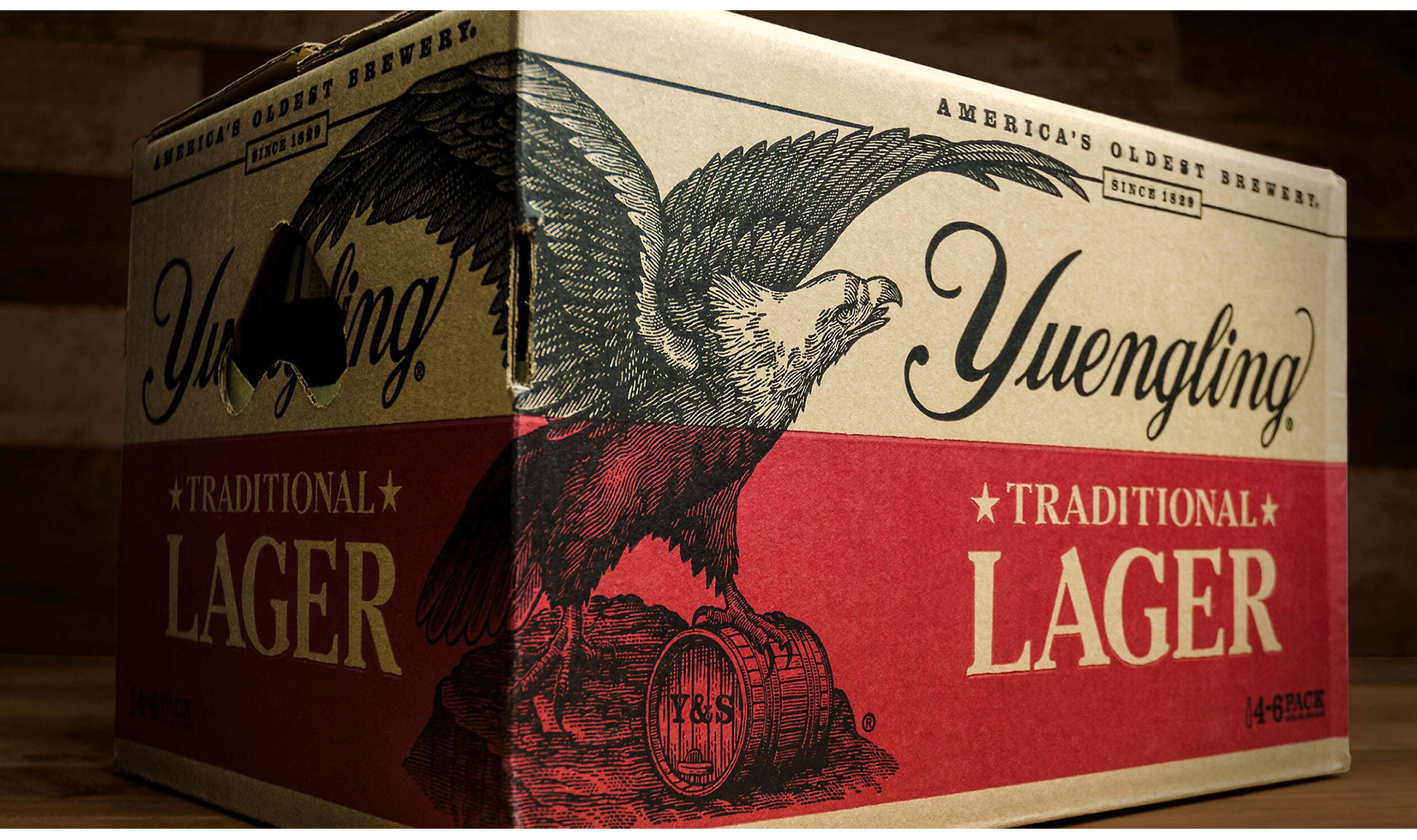 Yuengling Brand Mark rendered by Steven Noble artwork branding design eagle engraving etching illustration line art logo scratchboard steven noble woodcut yuengling