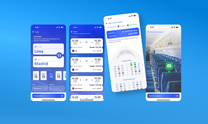 Flight & Seat Selection Experience | UI Case Study ✈️