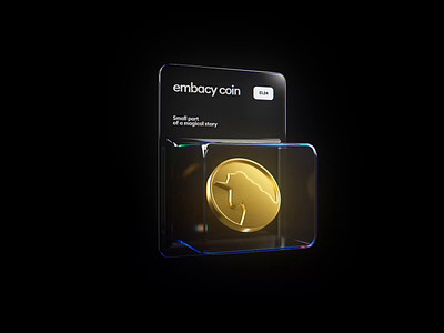 Embacy NFT 3D Collection: 24/35 3d animation blender cinema 4d coin crypto motion nft