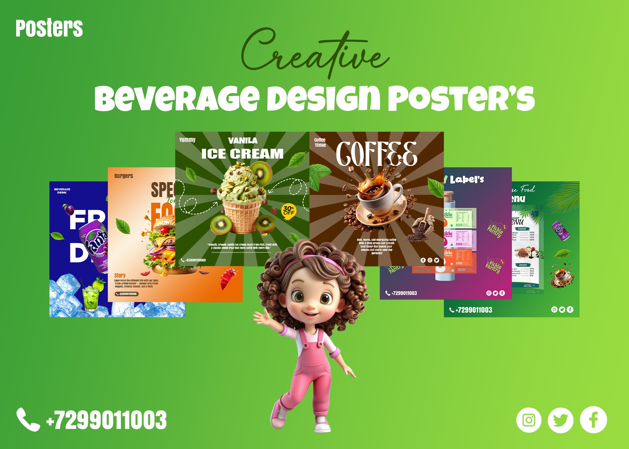 POSTERS branding graphic design