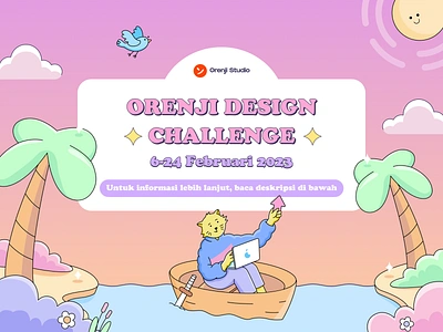 #orenjidesignchallenge 2dillustration 3dillustration challenge design designchallenge illustration orenji orenjistudio uiuxorenji