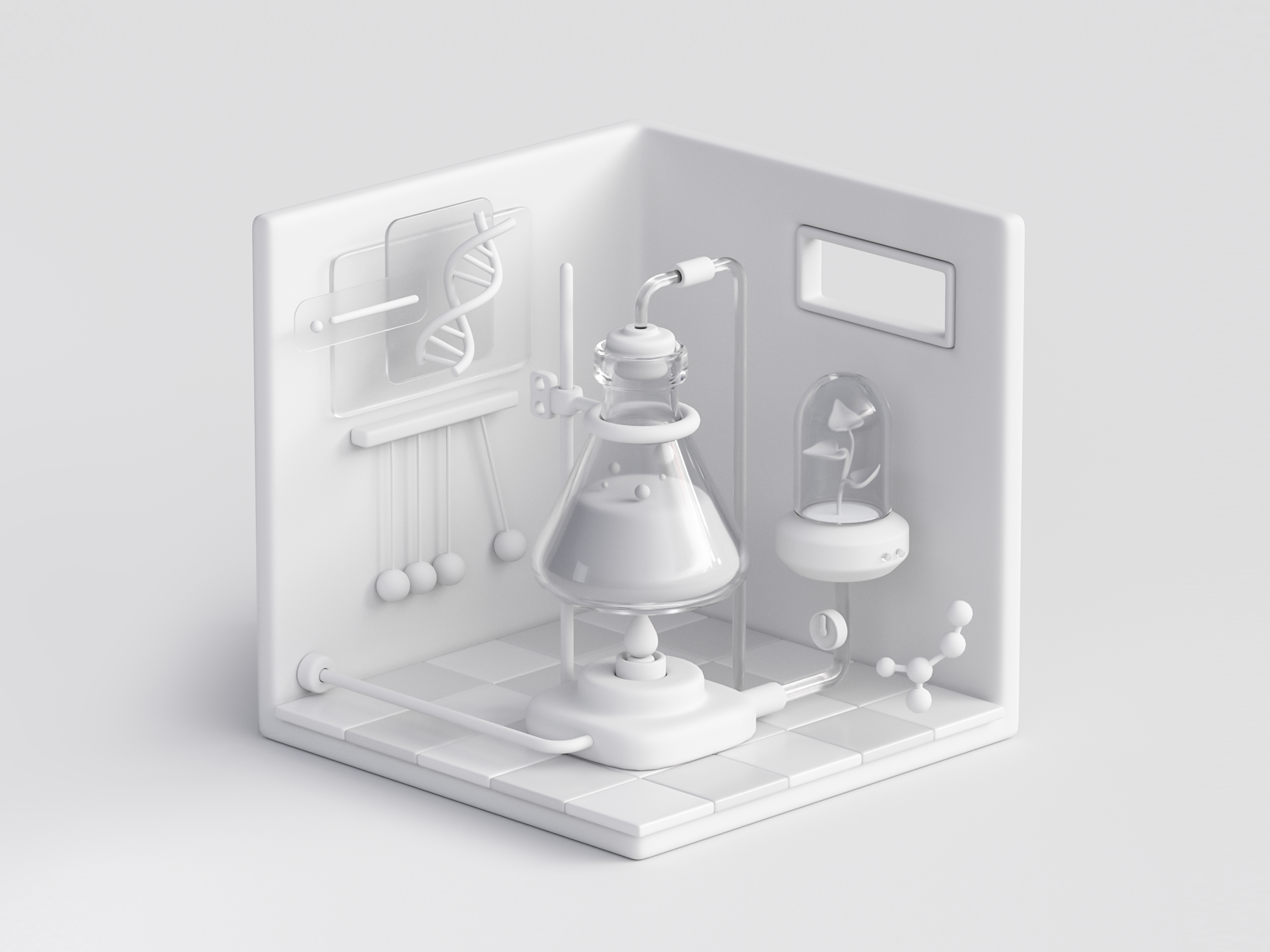 Simulations Lab Illustration By Neeraj Chandaver On Dribbble