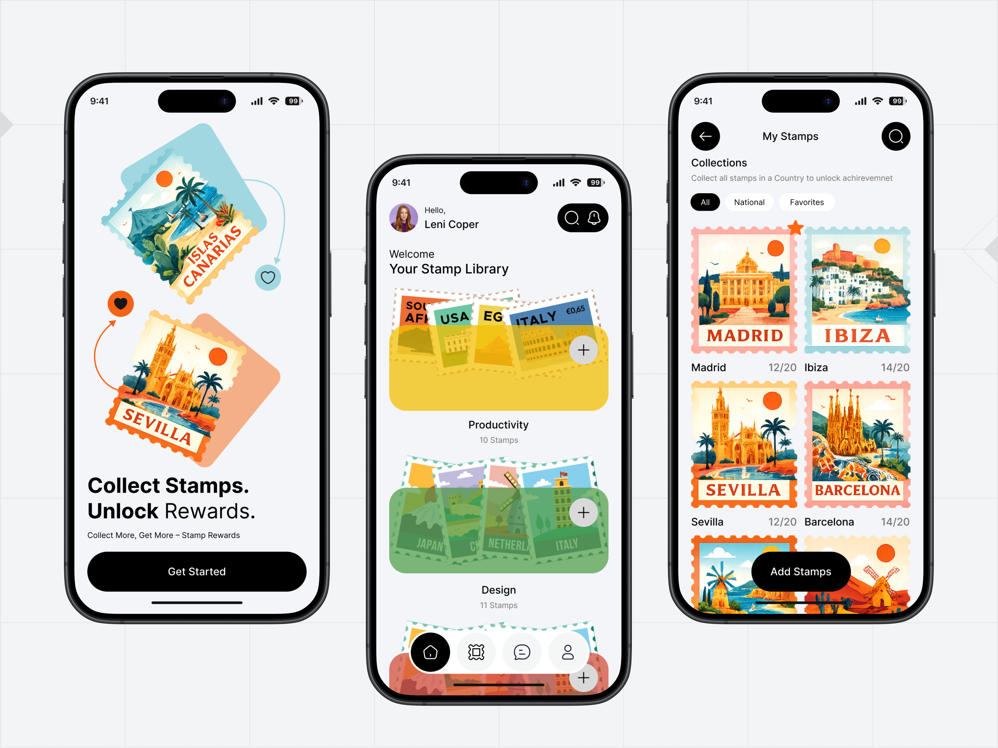 Example of Mobile UI Design For I Os & Android