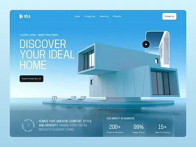 Landing Page for Construction Company animation best development agency blackdevs construction construction company homepage interface landing landing design landing page landing page design landing ui minimal ui product real estate service startup uiux webflow website