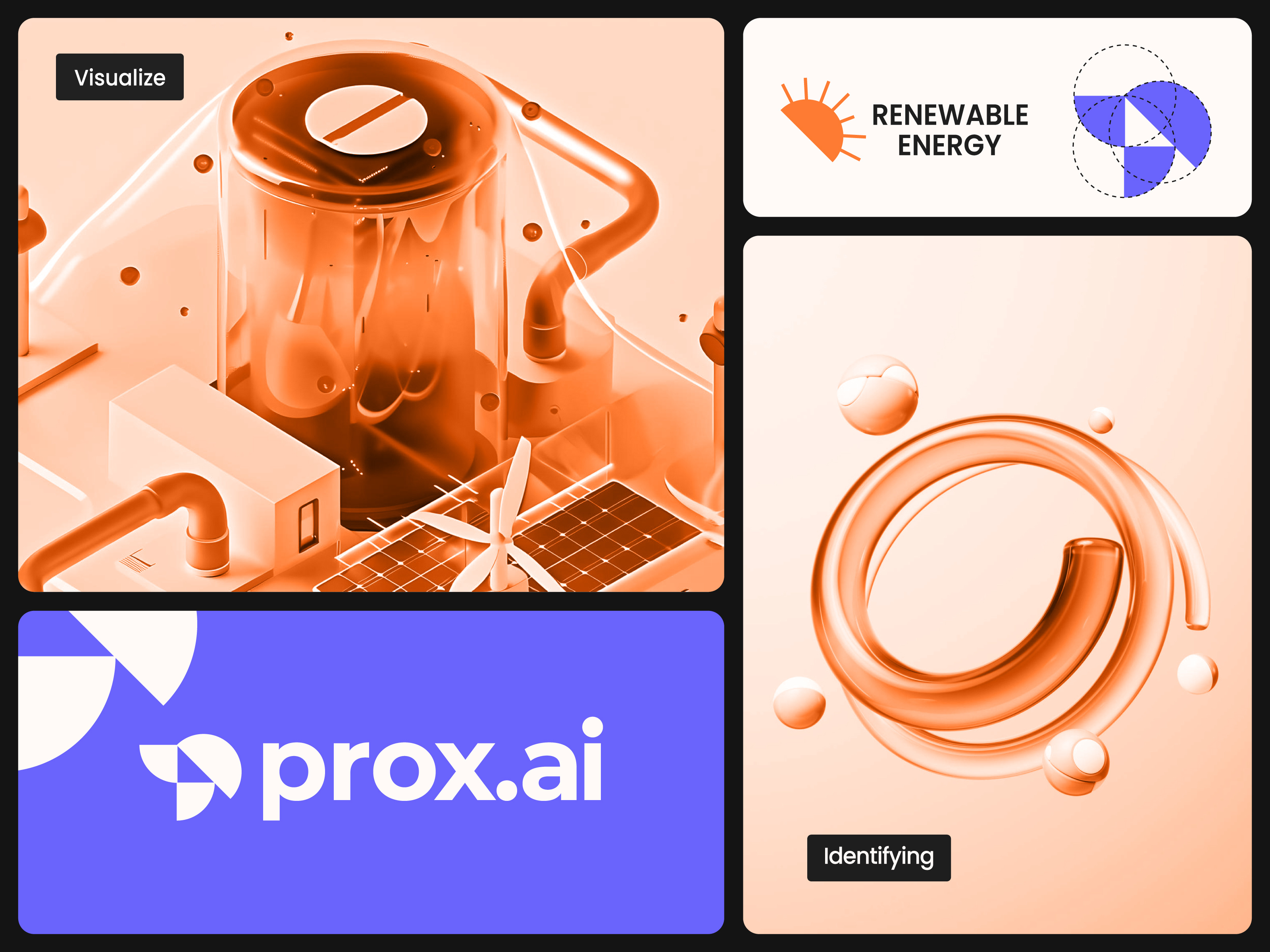 AI-based renewable energy logo ai ai logo artificial intelligence branding design futuristic logo modern p p logo renewable logo solar solar logo sustainable logo