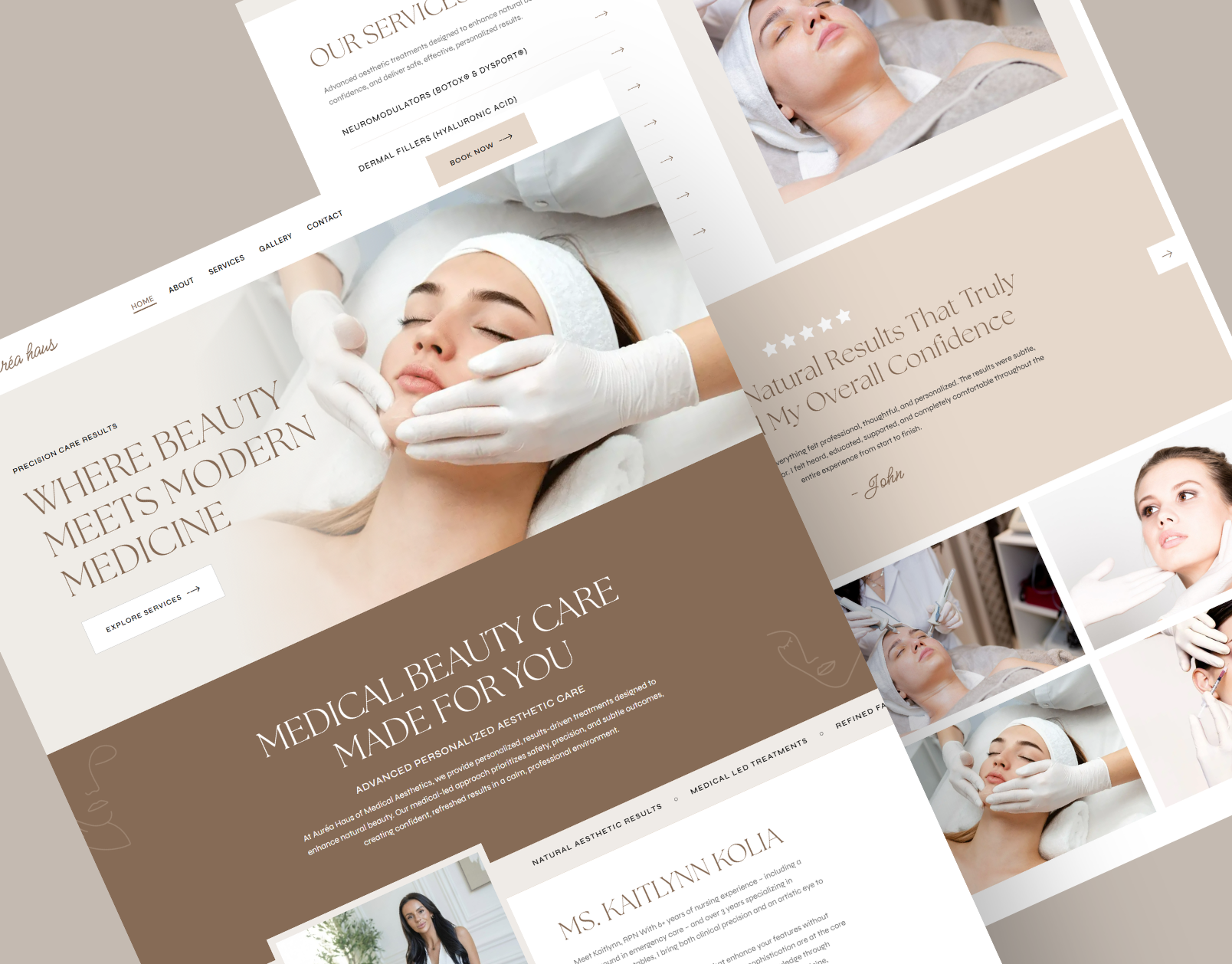 Example of Word Press Landing Page UX/UI Design