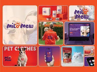 Pet Food Packaging & Branding animal branding animation brand identity branding graphic design logo logo design modern logo motion graphics pet branding pet food branding pet food logo pet logo and barding pet logo design pet shop branding pets social media post