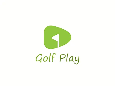 Golf Play Logo | Modern Golf Club & Sports Logo brand logo branding creative golf mark golf golf academy logo golf app logo golf club branding golf logo golf play logo golf tournament branding golf tv logo design minimal logo minimalist logo modern logo modern sports logo outdoor logo design play button logo sports brand identity sports logo