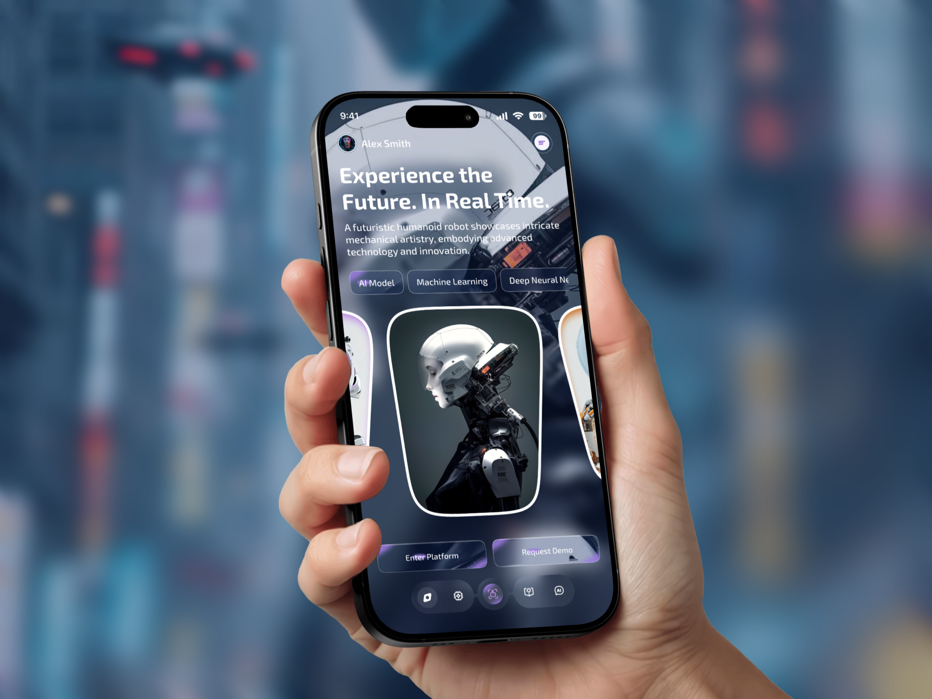 AI Driven Intelligence Platform ai aidesign animation app design branding darkui dashboardui datavisualization design enterpriseapp futuristicui interactiondesign mobile app moderndesign product design saas techdesign ui uidesign uxdesign