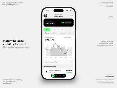 Minimal Banking APP | Mobile App Design | Fintech analytics app banking banking app design digital banking finance finance app fintech gen z invest mobile mobile app mobile app design ui ux wallet