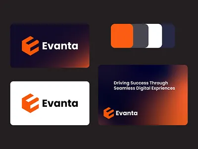 E-Commerce Logo Design for : Evanta business logo digital marketing e e commerce e commerce branding e commerce logo e commerce solutions e letter logo flat logo letter logo logo design logo portfolio minimal logo online business retail logo shopping cart logo