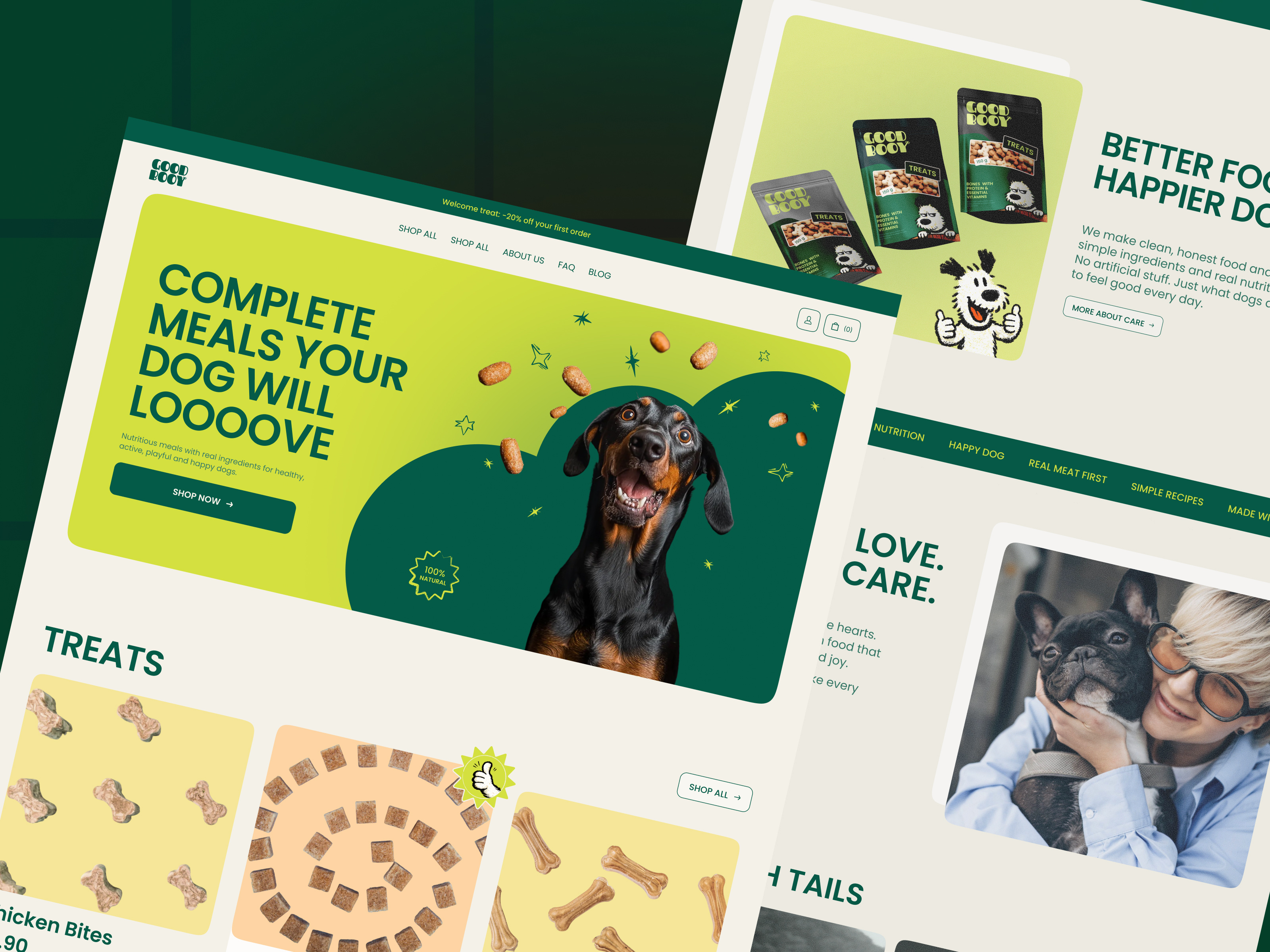 Dog Food Website