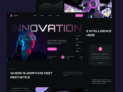 AI Copywriting Tool Landing Page ai copywriting ai writing artificial intelligence automation b2b clean content generation content marketing copywriting dashboard landing page marketing tool modern professional saas startup tech ui design web design writing assistant