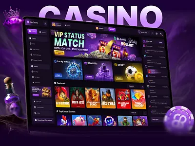 🚀 CoinCasino - Web Platform Design casino casino dashboard casino design casino gambling casino interface casino platform casino ui ux casino web casino website crash crypto casino gambling game game design gaming platform gaming website online casino plinko web design website