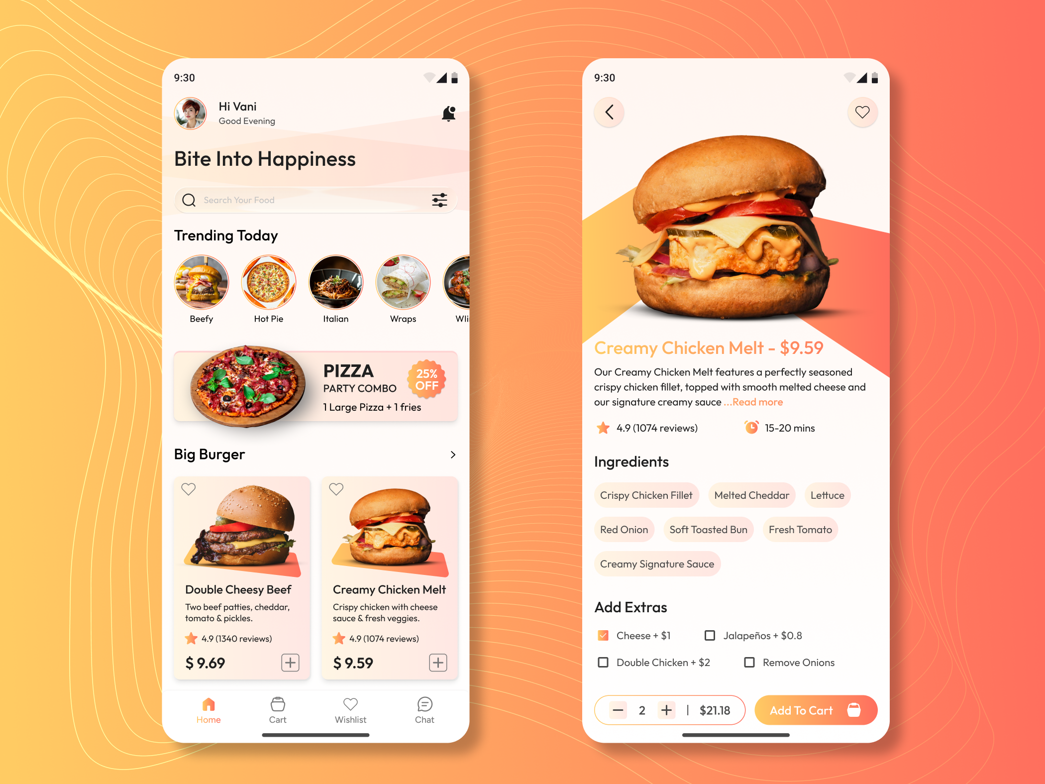 Restaurant App Ui design. app app design app ui food food app graphic design restaurant ui ui design uiux ux