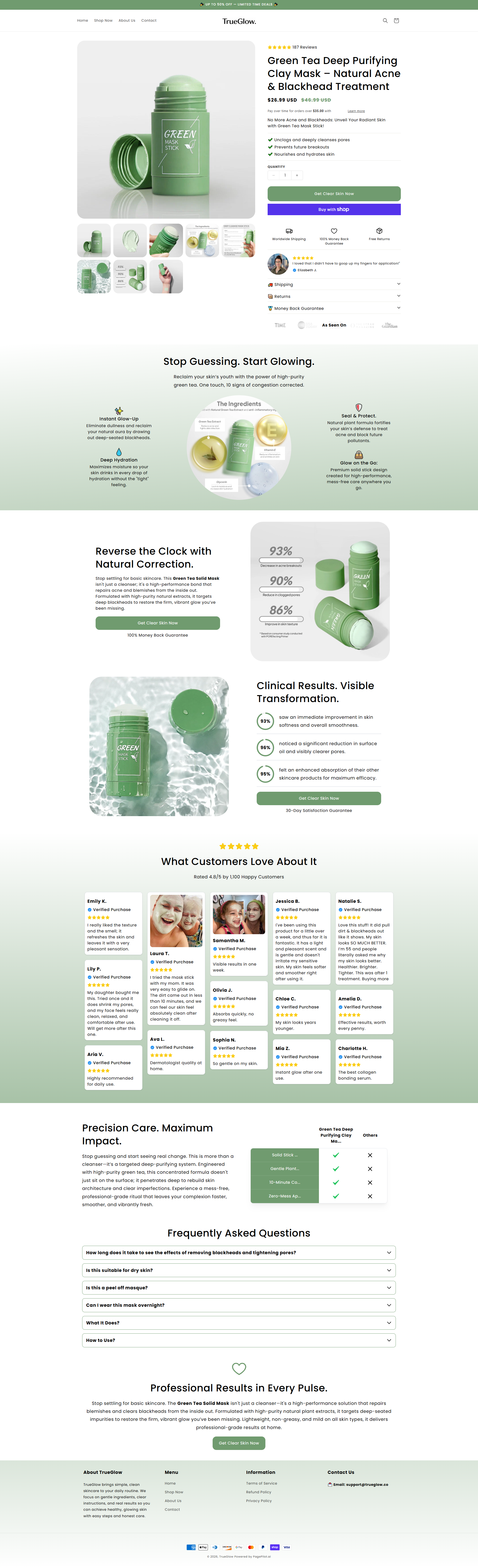 Shopify Product Page Design and redesign design gempages landing page pagefly replo shopify shopify developer shopify landing page