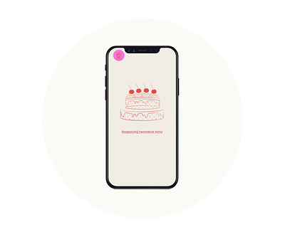 Cake Configuration App | UX&UI design illustration ui ux