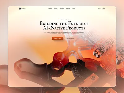 AI Startups - Landing Page Design ai ai landing page ai marketing ai product ai sales agent ai startups ai website ai website design ai workflow ai workspace header hero image to video landing page design product design project management startups text to image uiux web design