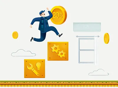 Spot illustrations Naturgy branding illustration texture illustration