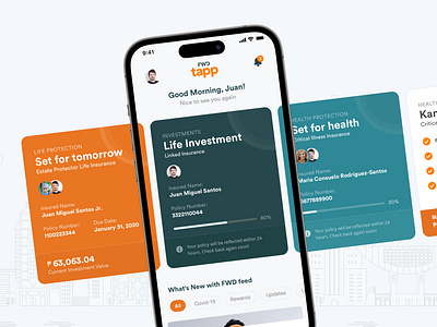 FWD Tapp Redesign Concept | Insurance and Financial Services