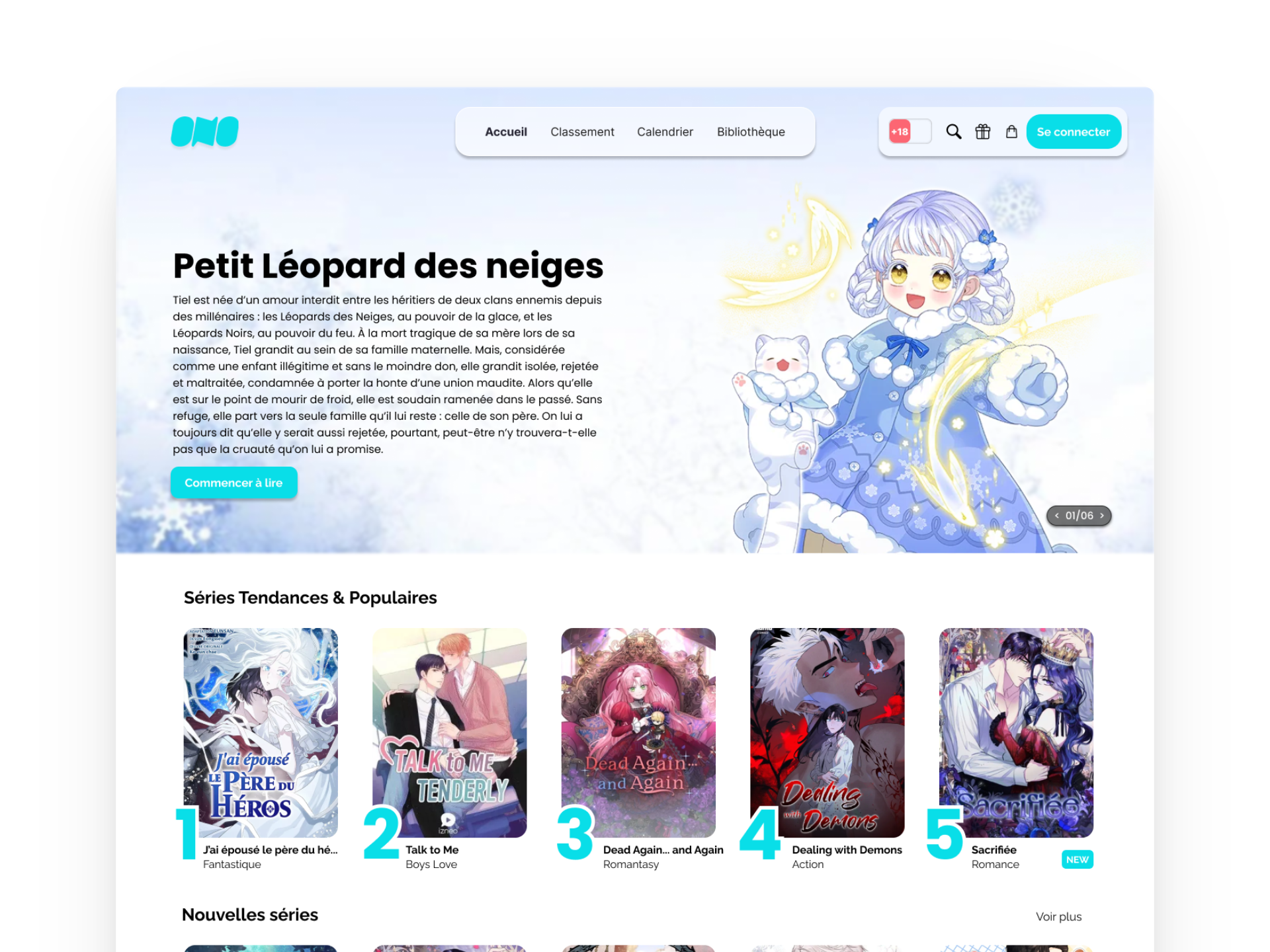 Concept Redesign : Ono Webtoon Platform comics design desktop desktop version figma landing page manhwa rebanding redesign site ui ui design user experience user interface ux web web design website website redesign webtoon