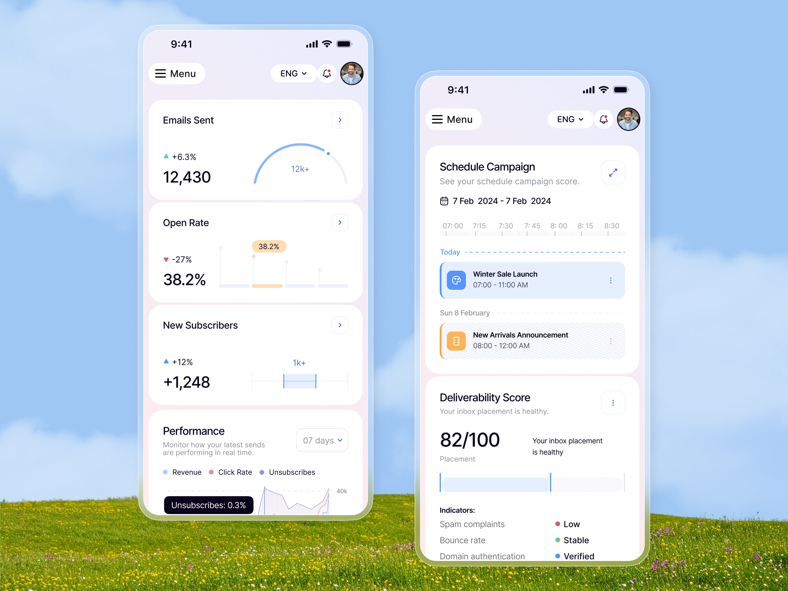 Example of Saa S Web App UI/UX Design & Dashboard