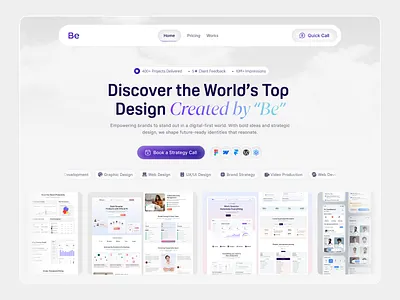 beconfidency.Agency Website UIUX Design interface product service startup ui ux web