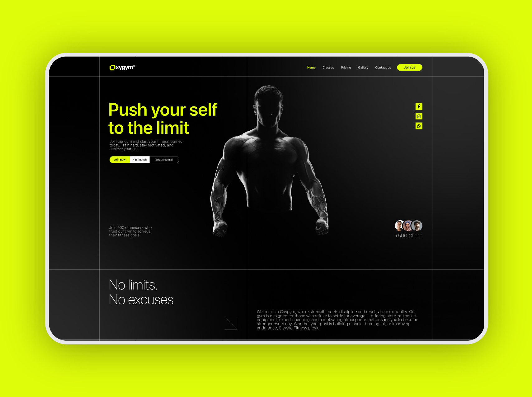 Oxygym® Landing page design appdesign creativedesign designsystem digitaldesign figmadesign graphicdesigner interactiondesign mobiledesign productdesign prototyping uidesign uiinspiration userexperience userinterface uxdesign uxinspiration uxresearch uxui webdesign wireframe
