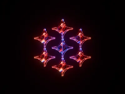 Sparkling twist 3d 3dmotiondesign animation b3d blender cycles blender3d motion graphics