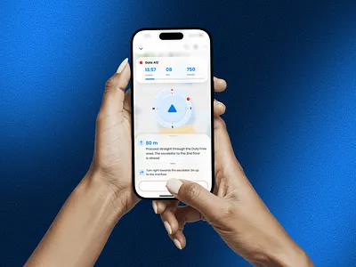 AI Flight Companion - Compass ai airport app design compass interface interface design ios map map ui maps mobile mobile app navigation product design route transportation travel ui ux