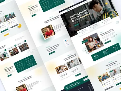 Educeet – Education Website Templates children class course design education educeet elearning home page kids landing page learn online onlinelearning school study teacher template design visual web web design
