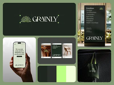 Grainly Branding brand brand identity branding design graphic design illustration logo ui ux vector