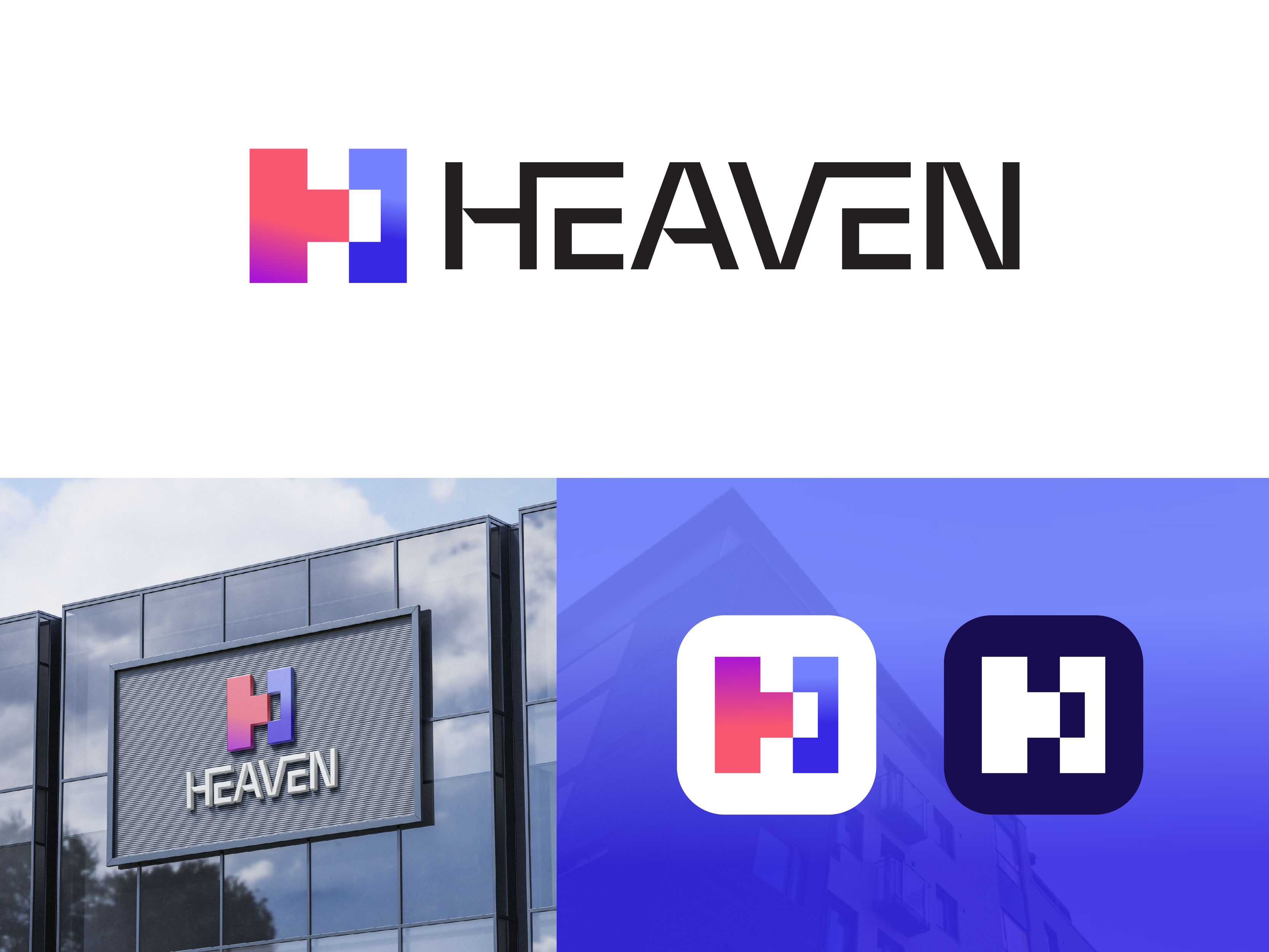 H logo design, Realestate, Construction, Property logo