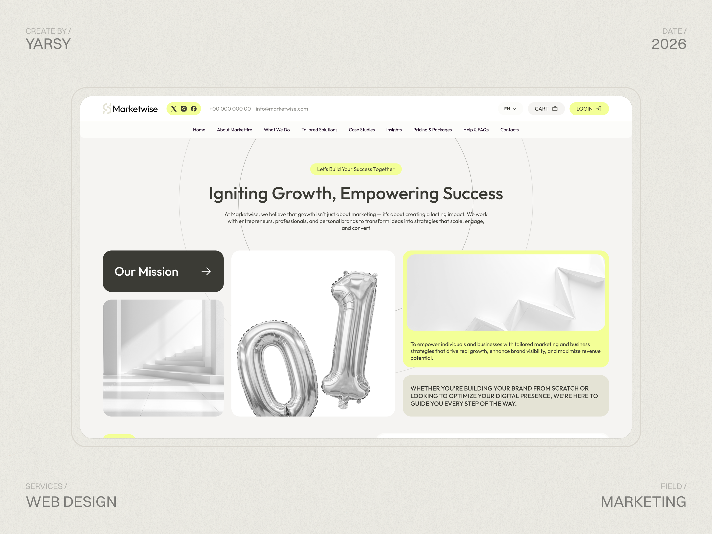 Marketwise | Marketing Website Design