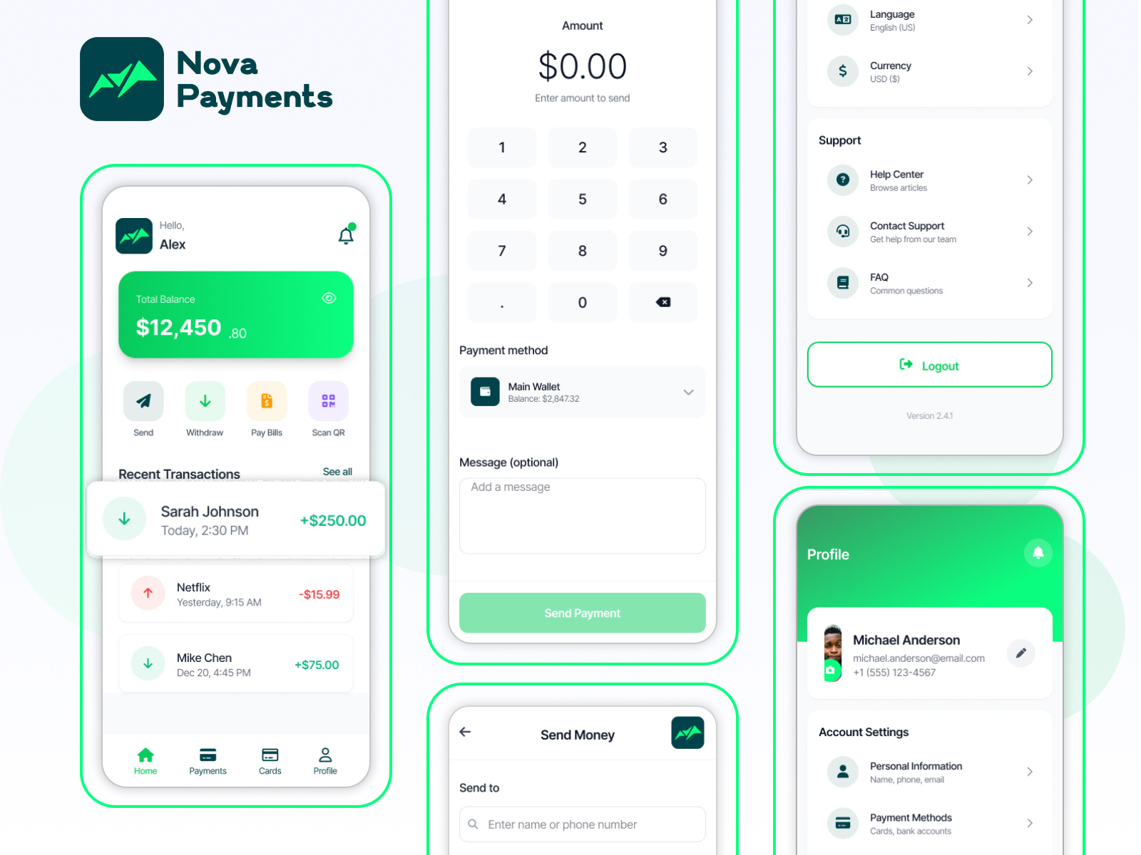 Example of Full Logo & Brand Identity & UI Bundle
