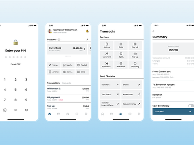 Mobile banking app banking brutalism dashboard design emoji finance menu minimalism mobile pin summary transactions ui ux