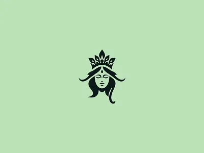Goddess Logo beautiful goddess beauty goddess branding crown goddess goddess goddess logo goddess power goddess queen illustration leaf goddess legend myth mythology oldest goddess princess queen strong strong woman