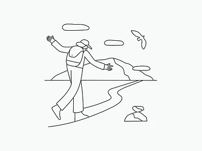 Travel Essence artist balance brand illustration calm design drawing graphic design hand drawn illustration illustrator outdoor art travel art witty illustration