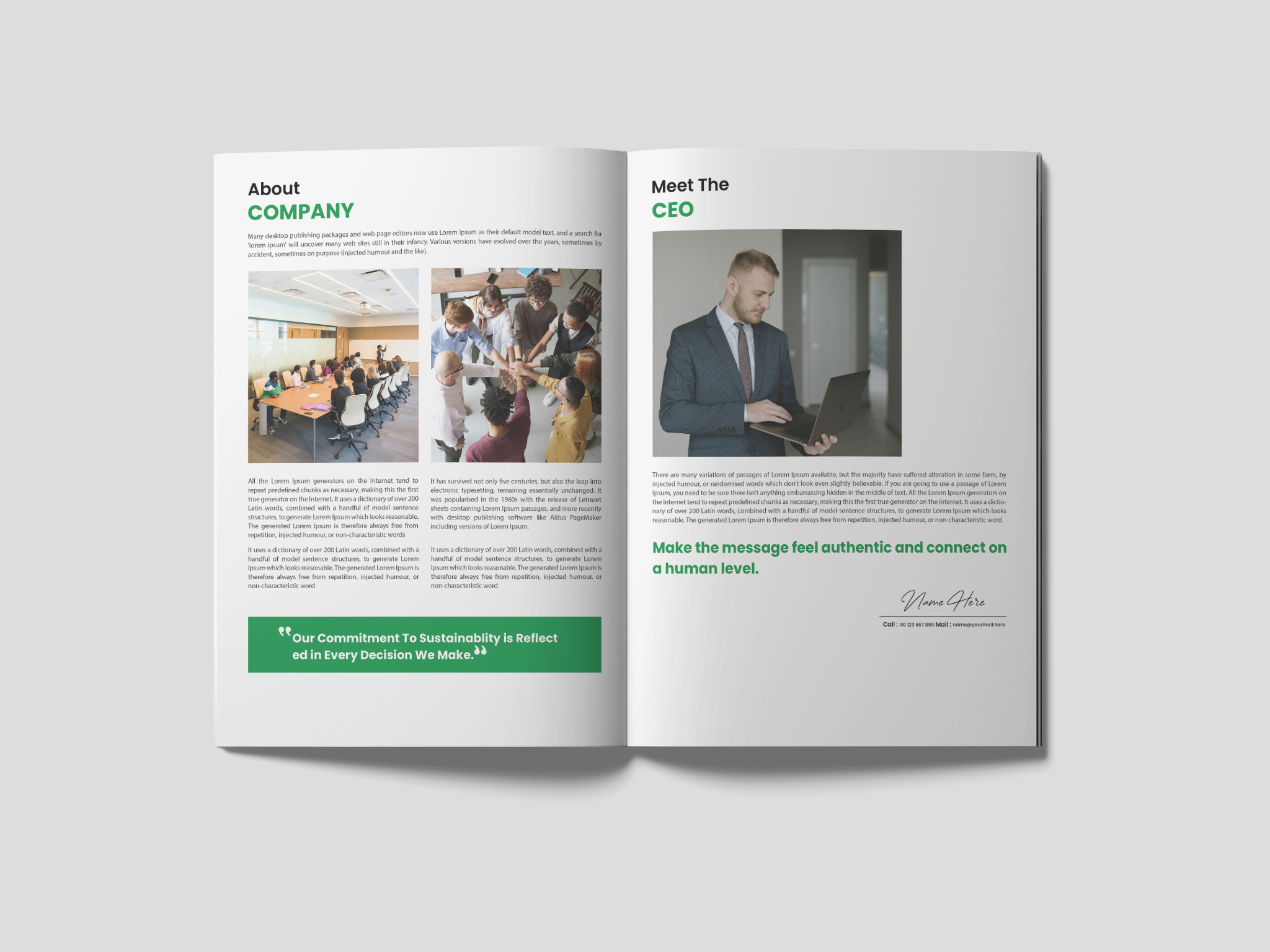 Company Brochure Template by SK Exclusive on Dribbble