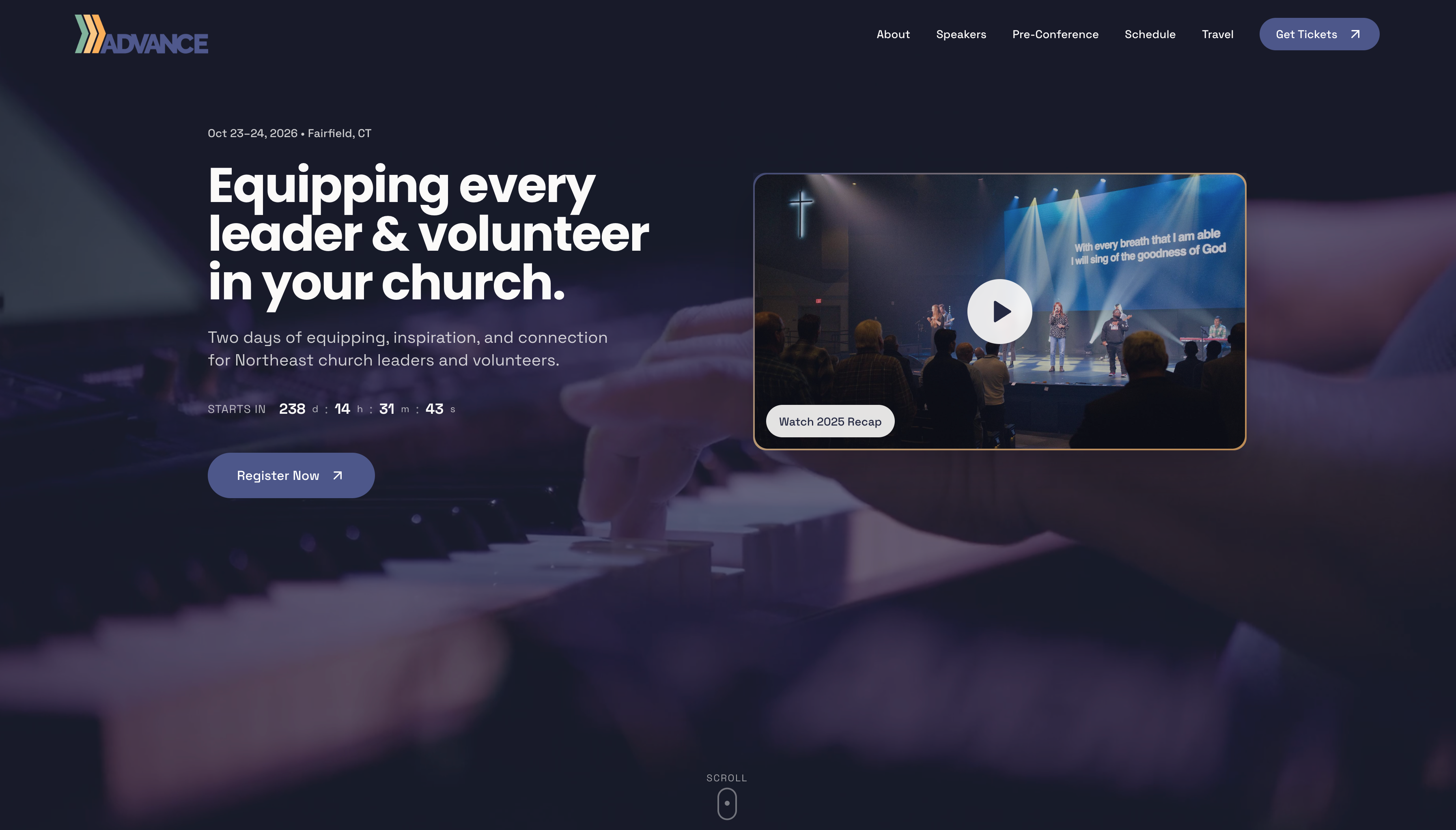 Advance Conference Web Redesign