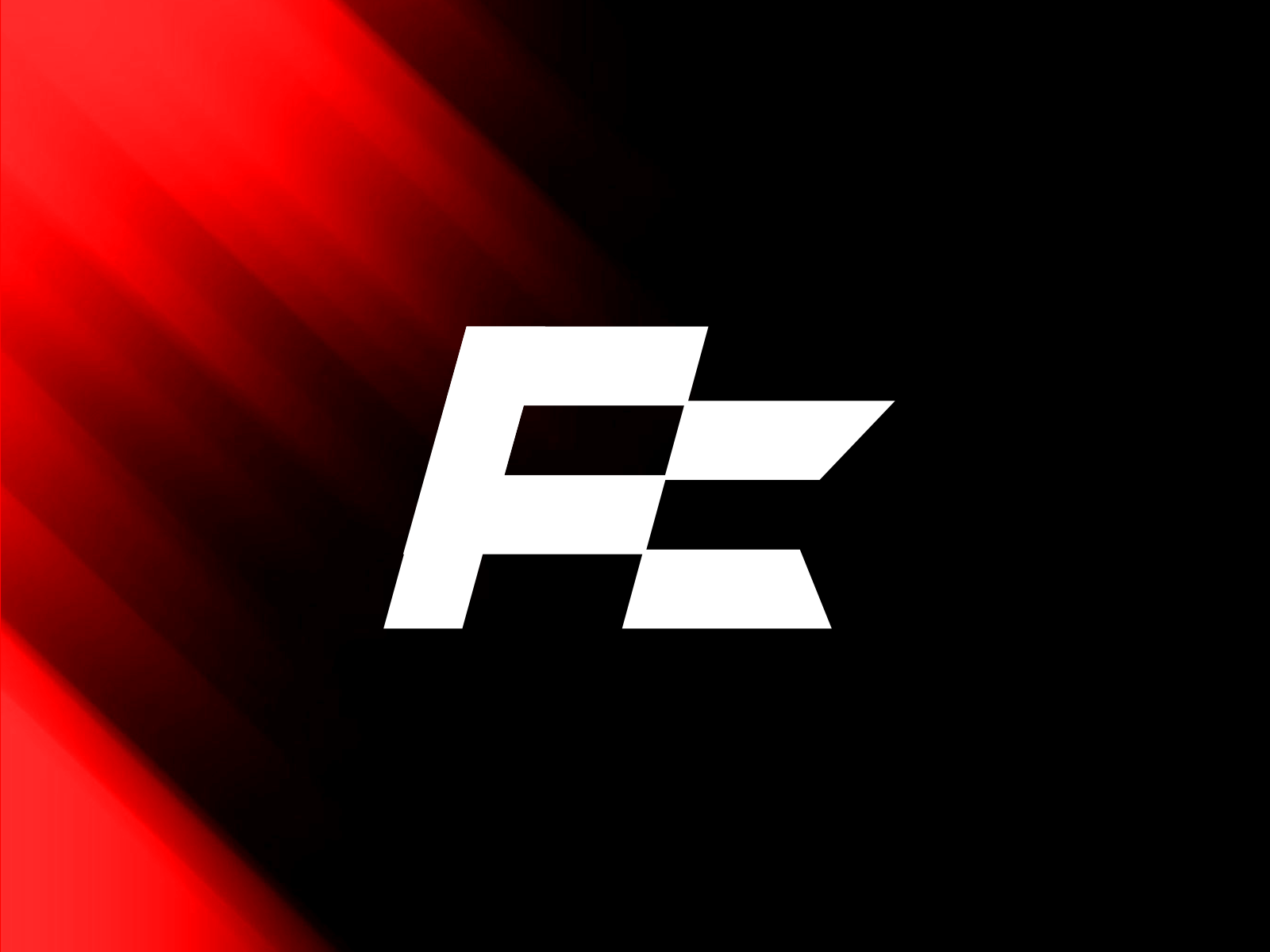 F Flag Logo Design