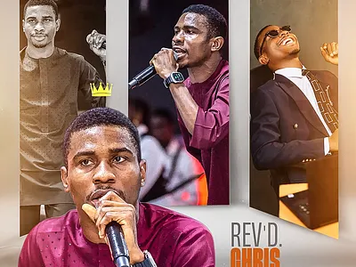 Happy Birthday Design for Rev. Chris Okolo graphic design