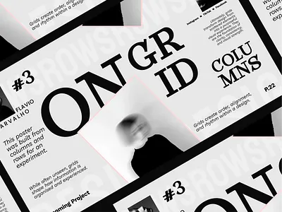 Grid Exploration - 03/08 grid layout minimal design nordic design typeface